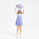Overalls von Anel Anel Children's Girls 2025 SOMMER NEU NEU Casual Fashion Lose Purple Trendy Sehns Shorts