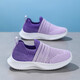 Summer children's mesh shoes breathable hollow single net men's and girls' sports shoes for spring and autumn medium and large children's running shoes for foot cover 677 purple [single net hollow summer style] 32 [inner length 20.6cm]