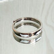 Niche ins luminous angel wings couple ring high-end ring gift for boyfriend and girlfriend M1127+M1130 ring 2-piece set