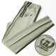 Emporio Armani Break Code 2025 Pantalones casuales para hombres Pantalones de seda delgada de verano Summer delgados Pantalones deportivos delgados rectos y de moda