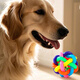 ZanChong Pet Dog Teething Training Ball 4 Pack Puppy Small Dog Toy Bite-resistant Teething Ball Pet Puppy Small Self-Happiness