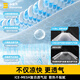 BANANUE【2025年小凉π】冰丝凉席子可机洗床笠床垫床单宿舍1.5mx1.8x2米 雪花灰丨冰丝凉感丨可机洗加厚款 200cm*220cm 丨床单款丨贈枕套*2
