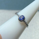 ZHIO Baojingyuan natural high-quality tanzanite s925 sterling silver ring is light, luxurious and simple, a holiday gift for your best friend and girlfriend, style 12