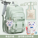 迪士尼（Disney）初中生书包女中学生大容量多隔层轻便耐用小学生减负护脊背包双肩 【升级护脊】13063海盐蓝+送可爱