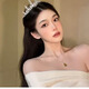 Prinzessin HE Jiangong Crown Geburtstag Stirnband Erwachsener Kopfschmuck Göttin Crown Requisiten kreative dekorative Stirnband Stirnband Kinder Braut Geburtstag Krone