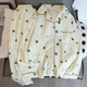 荣西图（RONGXITU）云朵棉睡衣女春秋日系卡通小熊长袖家居服可外穿 826#蓝条维尼熊 170 M