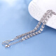 QIANSHU Valentine's Day gift platinum bracelet pt950 platinum chain women's phoenix tail chain jewelry birthday gift phoenix tail chain about 5.52 grams long about 16+2 cm