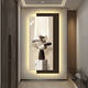 Yonghuan Modern Light Luxury Entrance Coremeraint Praising Простая светодиодная лампа висит напротив двери 2025 Новая роспись T12350 50*100 см. Плагируемое индукция человеческого тела Индукция ультрафиолета +