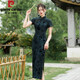 
Pierre cardin old Shanghai long modified cheongsam new 2025 young women retro Republic of China slim-fitting catwalk everyday wearable 17078 pattern M