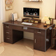 Xinyouliangjia computer desk desktop desk home writing study table adult desk A095 140 five drawers and one door