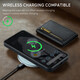Convient pour Google Google Pixel8 Portefeuille Magnétique Case de téléphone Pixel8pro Anti-Fall Couvercle complet Case de protection M5 Série [Black] Google Pixel8