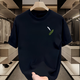 
A 21 FUNB men's short-sleeved T-shirt summer trendy brand loose casual printed half-sleeved clothes men's heavy pure cotton white [small picture on the front left side K1098 two-piece small feather S recommended 90-100Jin [Jin equals 0.5 kg]