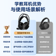 Wise Nation 700W Teachers and Students Choice Headphones Headphones for English e-Listening and Listening Tests for Middle and High Special Listening and Speaking Earphones Recording Oral Learning with Microphone USB Interface Student School