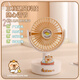 IZW2025 cute Kapibala fan with high appearance and convenient handheld outdoor mini USB charging small fan 9221K See details