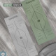 唐洁便携加宽加厚家用瑜伽垫防滑隔音健身跳操瑜伽垫家用防滑减震 灰色系体位线款两件套 183cm*61cm10mm
