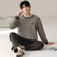 Votre très grande taille 300 Jin [Jin équivaut à 0,5 kg] Pybalas gras du printemps et de l'été pour hommes Ajout de graisses plus de glace Cardigan à manches longues Lottes de maison QDX9902 # Modèle de pull l recommandé 100-130 Jin [Jin est égal à 0,5 kg] poids