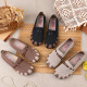 Specht 2025 Neue Oma Stoffschuhe Frauen Singles Schuhe Frühling und Sommer atmungsaktives flach gesetzte lässige bohnen schuhe weich