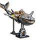 Liaison conjointe LEGO Mécanique des blocs de construction animaux de la baleine Crocodile Modèle Crocodile Blocs de construction Sharks Shark semi-mécanique-687pcs