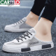 Cartelo Half Slippers Men usa zapatos casuales de conducción de ropa sin deslizamiento sin deslizamiento para el verano Pedal sin tacones Baotou Sandals XJC-826 metros Verdes 40