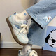 Huili Damenschuhe neue deutsche Trainingschuhe Dopamine lässige Sportschuhe für Frauen für Frauen K841br hellblau/blau 36