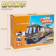 Yixuan Toy Guangzhou Metro Line 11 Model Alloy Electric Toy Toy Tore Train Детский поезда поезда.