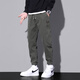 Pantalon occasionnel juif Nouvelle marque à la mode masculine pantalon de neuf points pantalons de sport pantalon de travail pantalon de travail Men 9859 Military Green 4xl