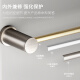 KG concealed electric towel rack fine copper hidden towel rod digital display hidden into the wall pre-embedded high-end customized villa 5 rods [electrophoresis white] full copper waterproof G688 hidden wire