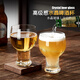 Green Apple Beer Cup High-end Home Craft Beer Cup Crystal Glass Cold Drink Juice Cup Creative High-Value Crystal Glass Bavarian Cup 470MLx6