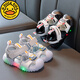 G.DUCKKIDS Ultraman Sandals for Boys Lighting in Summer New Children's Body Body Soft Sole Beach Shoes for Children with Small and Medium-slip 833 Gray Ultraman Sandals 21 Inner Length 13.5CM
