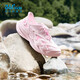 361 Chaussures pour enfants pour garçons et filles Sac de plage sandales Chaussures de trous pour l'été Nouveaux chaussures d'enfants de milieu à la place bébé rose 33