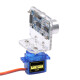 sg90舵机伺服 SG90 MG90S 9g 小车伺服器 180度 360度兼容arduino SG5010舵机360度+车轮