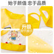 Children's Clothing Waterproof Rice Locker Summer Thin Sleeveless Reverse Clothes Baby Eating Bib Baby Toddler Apron Green Skateboard Bear Size 130 (recommended for 3-4 years old)