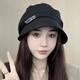 Woodpecker (TUCANO) duck tongue hat for women spring and summer new three-in-one all-match big head fisherman hat pleated pile with face small basin hat black duck tongue pile hat (54-59cm) adjustable