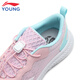 Li-Ning-Kinderschuhe Kinder-Laufschuhe für die einfache komfortable, weiche leichte Sportschuhe von Mädchen 34YKFR024-22
