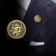 Kerla Old Phoenix Gold Store Brosche Herrenanzug Accessoires Herrenarbeitswarenkragen Brosche Pin Kleidung Halsknopf