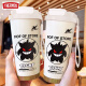 Thermos creative Geng Gui Thermo Copa Gran capacidad Copa de agua de paja Portable Doble Coffee Café Nuevo Modelo de alta precisión para hombres y mujeres BXAB13794 GHOST + Con Lanyard Ceramic Bottom