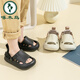 Padeñadores de carpintería de zapatillas para niños Niñas 2025 Nuevo verano al aire libre Sandalias de zapatos de agujeros para bebés Baby Hole Eva Pink 24
