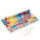 Rich Ihr Heim-Deutsch-Qualitäts-Early Early-Bildung Spielzeug digitales Baustein Puzzle für kleine Kinder, 1-2 Jahre alt, Baby verwendet Gehirne. Frühschulkönig [schönes Model + Briefe]