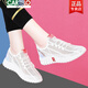 CARTELO Mesh Breathable White Shoes Summer Thin 2025 Mesh Women's Shoes White Versatile Casual Sports Mesh Shoes JST 6180 Black Purple Summer Style 34