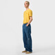 VJC [gleicher Stil für die Theke] 2025 Frühlings- und Sommer -Herren -Modekontrast Polo -Hemd Trendy Pendler B25BA1048 Yellow 2xl /54