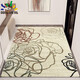 Carpet d'entrée Porte d'entrée de porte salon salon Luxe Luxury Entrance Poot Porte porte Porte de porte de sol de sol Cutable Mickey 4882 -J 1 Piece 120x170cm