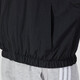 阿迪达斯（adidas）外套女 2025夏季新款运动休闲服时尚防风衣连帽开衫透气夹克上衣 梭织连帽/三条纹/黑色/偏小一码 S (160/84A)