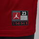 Nike (NIKE) Jordan official Nike Jordan boys and kids T-shirt summer sports print soft and comfortable DB7393 687 fitness red 110 XS