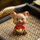 Resin Ceramic Cute Mouse Creative Home Tea Pet Desktop Tea Art Ornament Fine Tea Fortune and Fortune Double Mouse