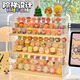Yingsi style cute display box blind box display rack to store small ornaments hand-made display cabinet acrylic transparent dust-proof storage box large custard 2 pieces