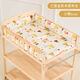 Jiaojing Baby Windel Tisch Multifunktionaler Betriebstisch Windel Tisch Massivholz lackfrei Baby Pflege Tisch BB Neugeborene Babybett Multifunktionale Windel Tisch (dreischichtige Vollmassivholz + Domi-Bär-Baumwollpolster