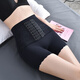 Japanese stance high waist belly lifting hip pants high waist strong belly lifting pants women postpartum shaping [2 packs 9922] black + black M (90-105Jin [Jin equals 0.5 kg])