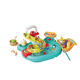 Water park toys children play with water artifacts Little baby baby plays with water girl fishing on water boy plays with pool [Luxury 2 in 1] Washing basin + fishing platform-red