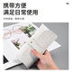 
LDVEP Japanese imprint muj leather glasses box portable storage box high-sensory glasses bag sunglasses bag eye box white leather buckle