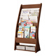 Yushuai journal stand office journalpaper stand en bois en bois de livre de livre de livre stand magazine stand d'informations promotionnelles stand k687 # white hauteur 96 largeur 62